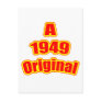 1949 Original Red Post Card