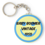 1950 baby boomer keychain