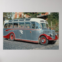 1950 Bedford duple-bodied ""Vista"" of Classic Coa Print