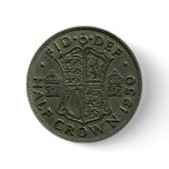 1950 British Half Crown button