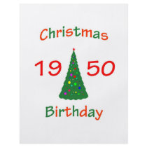 1950 Christmas Birthday Flyers