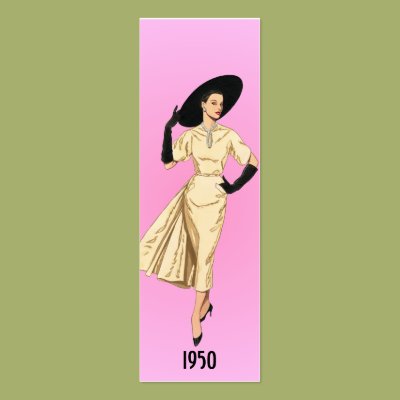 1950 Fashion Bookmark Business Cards Zazzle_profilecard 1950 Fashion Bookmark Business Cards Zazzle_profilecard
