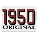 1950 Original Greeting Card