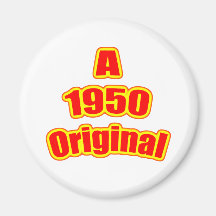 1950 Original Red Refrigerator Magnet