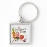 1950 Retro Cookout Premium Keychain