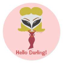 1950's Alien Sticker