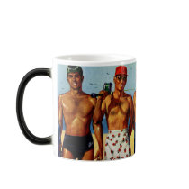 1950s Beach Dudes Coffee Mug