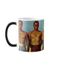 1950s Beach Dudes Coffee Mug
