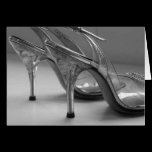 1950's Carved Lucite Heels Greeting or Note Card cards