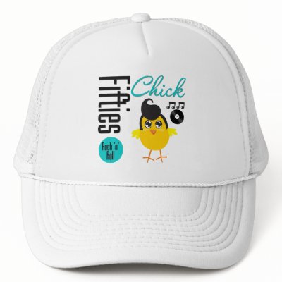 1950s Chick Hats by chicktshirts