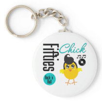 1950s Chick Keychains