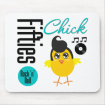 1950s Chick Mouse Mat