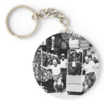 1950's Garment District, New York City Photo Keychain