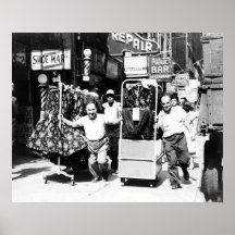 1950's Garment District, New York City Poster