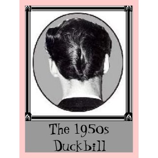 1950s Greaser Hair Stamp stamp