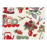 1950's Retro Designs Post Card