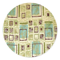 1950's Retro Designs Round Stickers