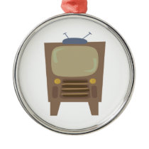 1950's Style Vintage TV Christmas Tree Ornaments