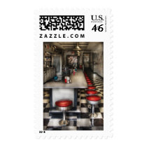 1950's - The Ice Cream Parlor  Postage Stamps