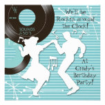 1950's Theme Birthday Party Invitations