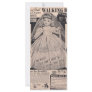 1950's Walking Doll Hollywood Bride Personalized Rack Card