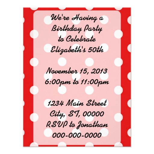 1950s Woman with a Sign Birthday Custom Invites