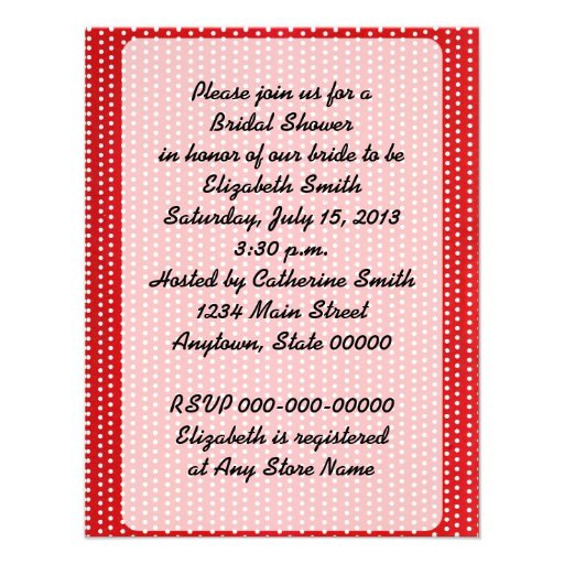1950s Woman with a Sign Bridal Shower Personalized Invite