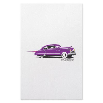1951 Buick Super Riviera Stationery Paper by frengi