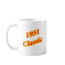 1951 Classic Red Coffee Mugs