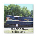 1951 GP-7 Diesel Locomotive magnets by sandbar51 1951 GP-7 Diesel Locomotive magnets