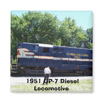 1951 GP-7 Diesel Locomotive magnets