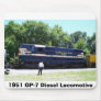 1951 GP-7 Diesel Locomotive Mouse Pad