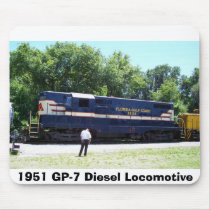 1951 GP-7 Diesel Locomotive mousepads