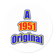 1951 Original Bl Red Stickers