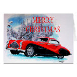 1951 Talbot-Lago T26 GS Coupe CHRISTMAS CARD