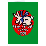 1951 Year of the Rabbit Apparel and Gifts Card