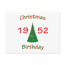 1952 Christmas Birthday postcards by christmasbirthday911 1952 Christmas Birthday postcards