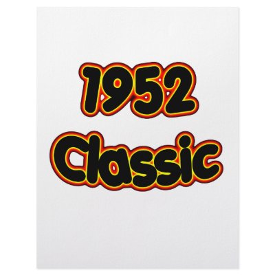 1952 Classic Custom Letterhead by birthyeardesigns3
