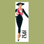 1952 Fashion Bookmark Business Card Templates