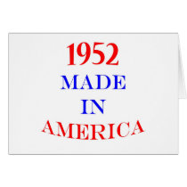 1952 Made in America Cards