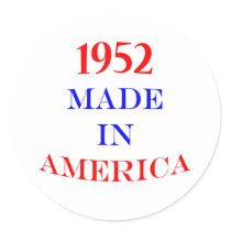 1952 Made in America Stickers