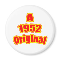 1952  Original Red Fridge Magnets