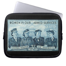 1952 Women in US Armed Services Laptop Computer Sleeves