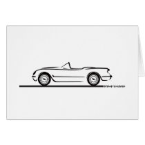 1953 1954 1955 Corvette Cards