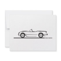 1953 1954 1955 Corvette Personalized Invitation