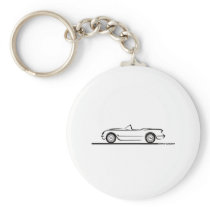 1953 1954 1955 Corvette Keychain