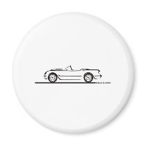 1953 1954 1955 Corvette magnets