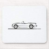 1953 1954 1955 Corvette Mousepad