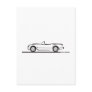 1953 1954 1955 Corvette Post Card