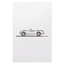 1953 1954 1955 Corvette Custom Stationery